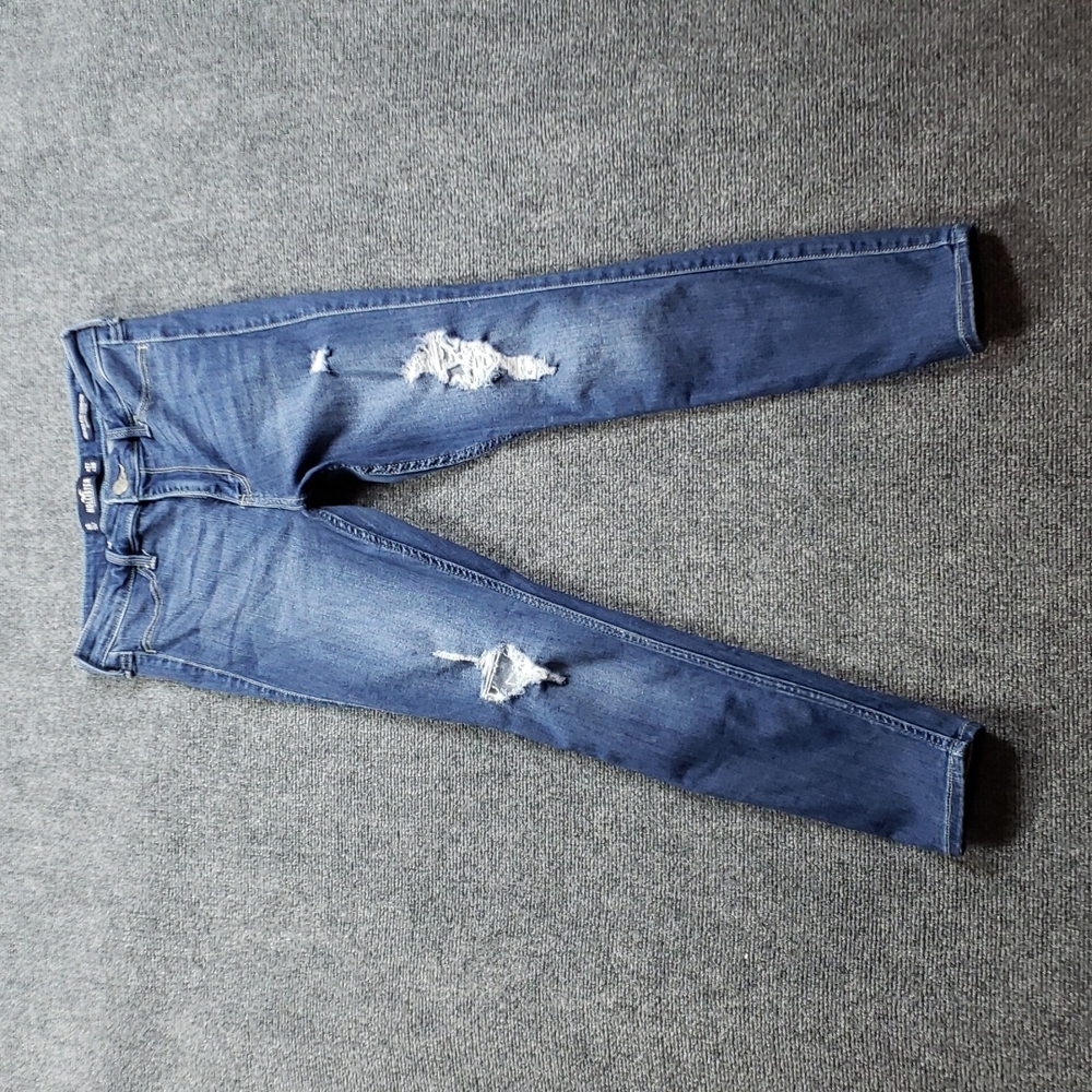 Hollister High Rise Jean Legging Crop Advanced Stretch Jeans  27x26